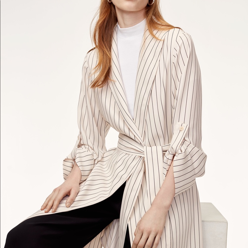 Striped Aritzia Babaton Kahlo jacket L